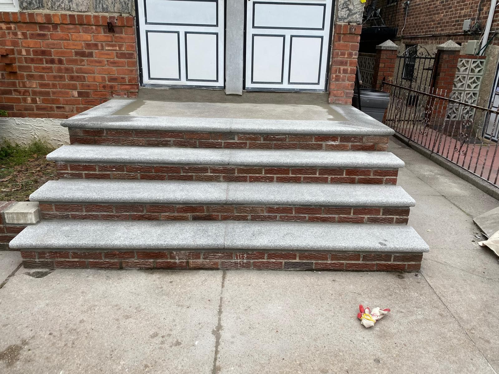 Custom Metal Handrail Installation and Finishing image 1