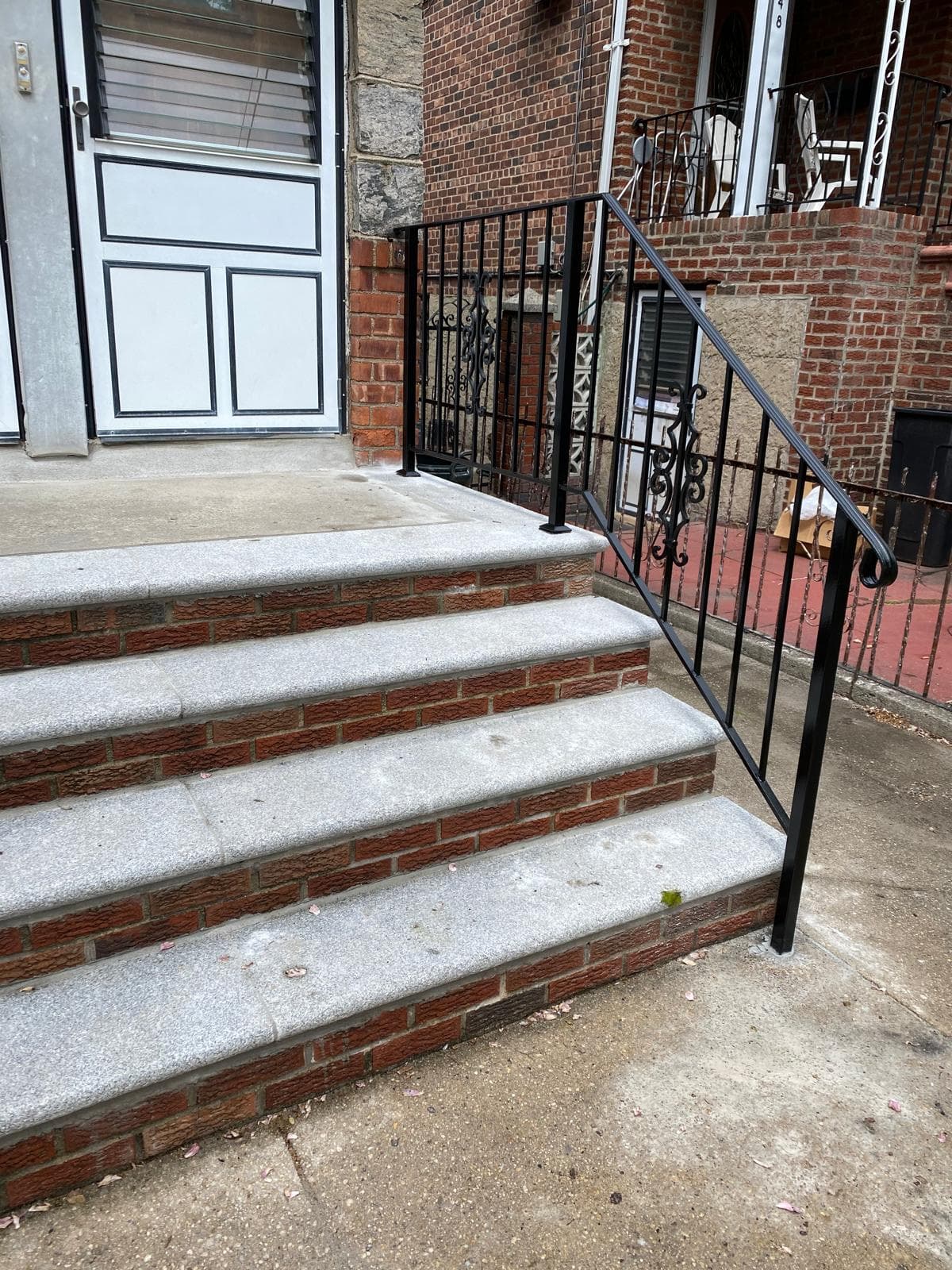 Custom Metal Handrail Installation and Finishing image 2