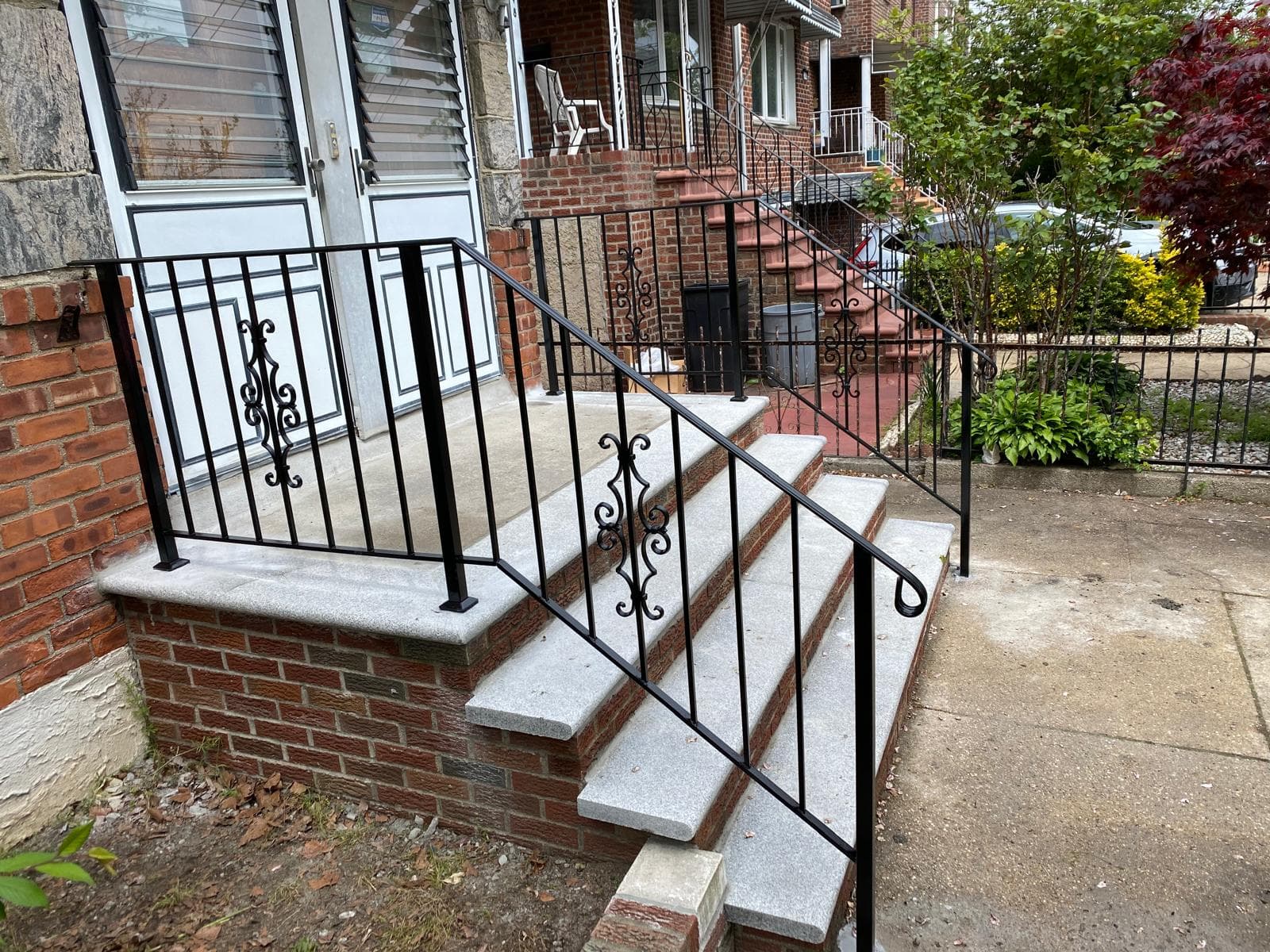 Custom Metal Handrail Installation and Finishing image 3